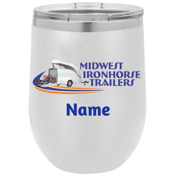 Midwest Ironhorse wine tumbler