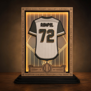 baseball lighted jersey