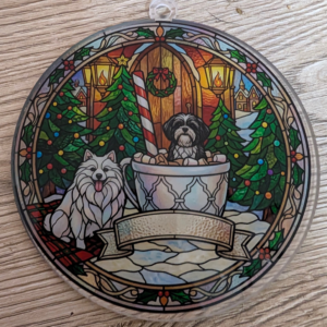 Stained Glass Photo Ornament | Acrylic Keepsake