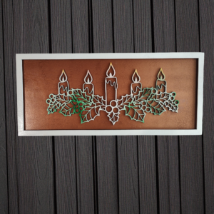 Personalized Holiday Plaque | Laser Cut Wood Christmas Decor